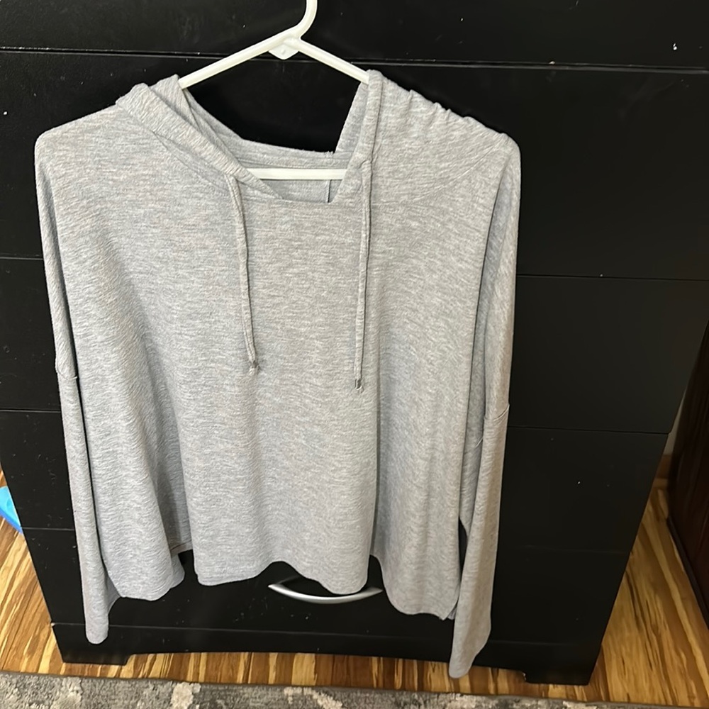 Gray pull over